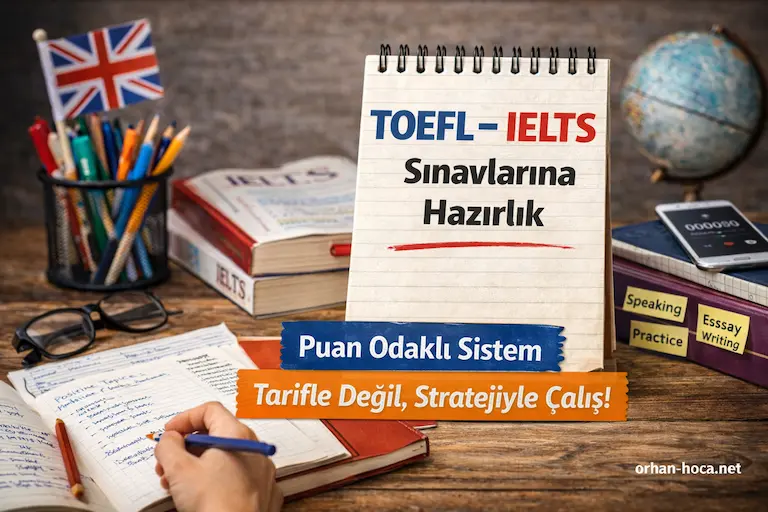 TOEFL ve IELTS sınavlarına sistemli hazırlık yöntemi