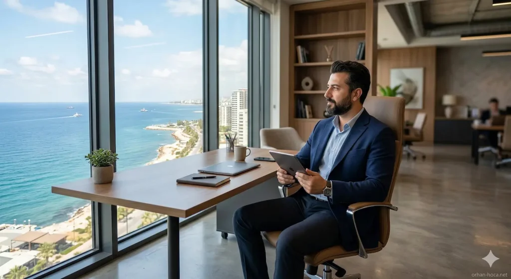 Mezitli İngilizce özel ders alan bir profesyonel ve Orhan Hoca metodolojisi ile dil eğitimi.