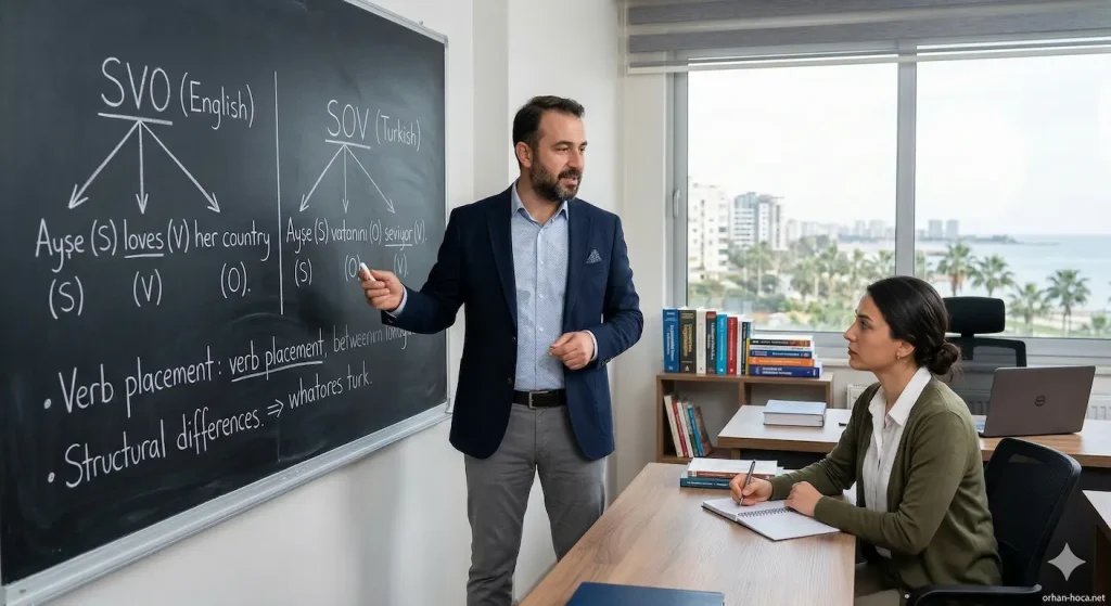 Mersin Yenişehir YDS hazırlık koçluğu sürecinde Orhan Hoca ile birebir ders yapan bir akademisyen.